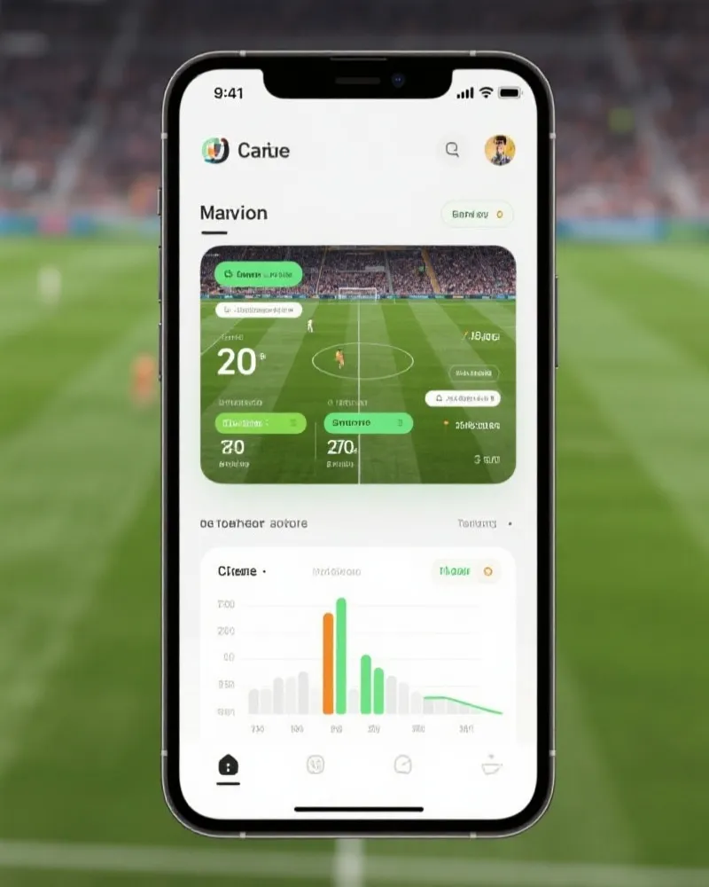 决赛直播App界面演示