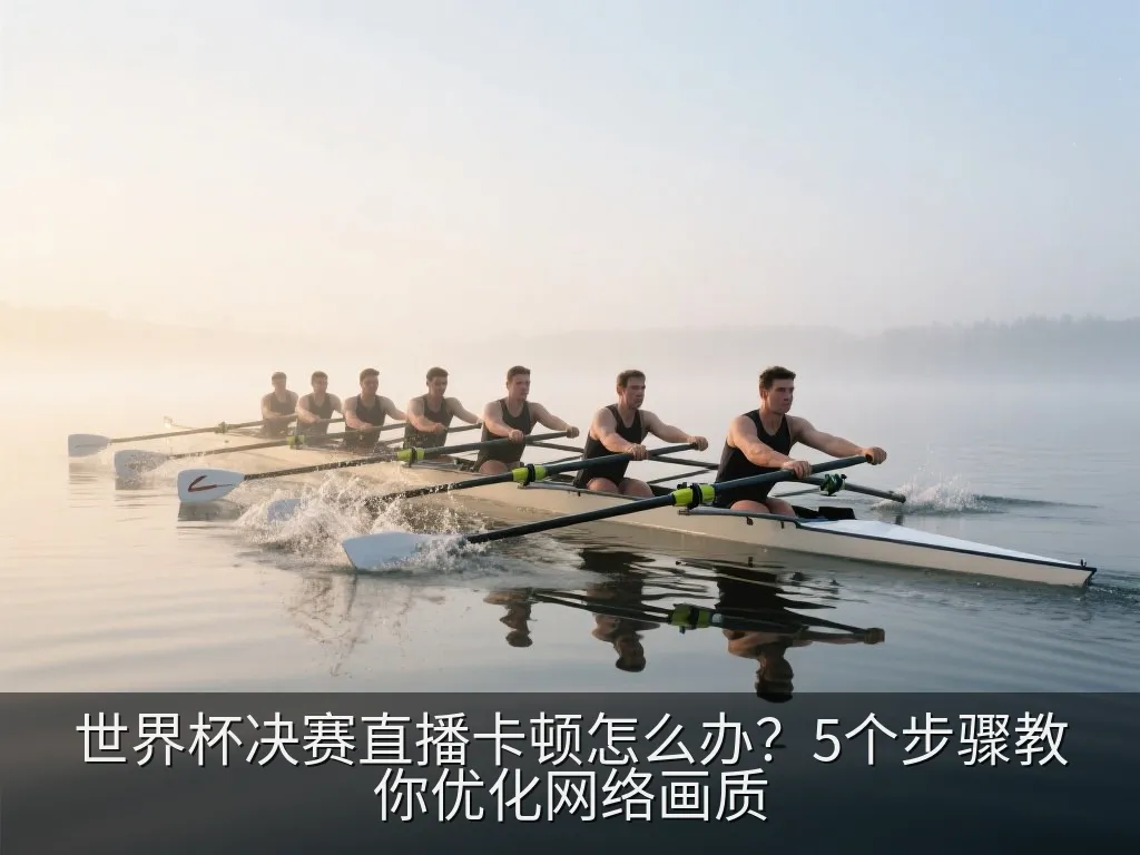 世界杯决赛直播卡顿怎么办？5个步骤教你优化网络画质